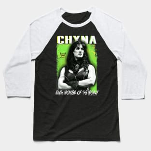 Chyna Ninth Wonder Of The World Vintage Baseball T-Shirt